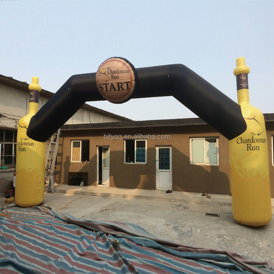 3m Outdoor Inflatable Finish Line Arch Customize Logo With Air Pump
