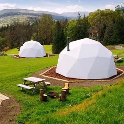 hot sale PVC fabric transparent wedding party camping geodesic dome tent house