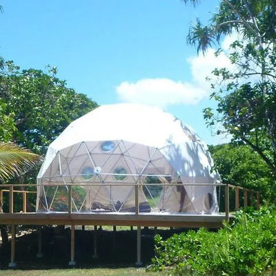 luxury white outdoor waterproof camping hotel safari dome tent for resort