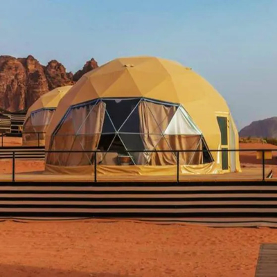 New Design outdoor luxury camping PVC living room glamping dome resort tent hotel
