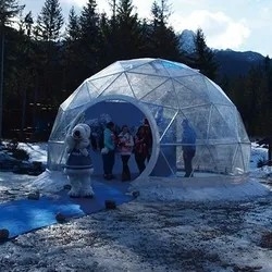 single heated luxury camping clear dome igloo party events tent manufacturer