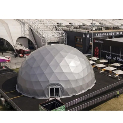 Steel Frame Transparent pvc Geodesic Garden house dome igloo tent