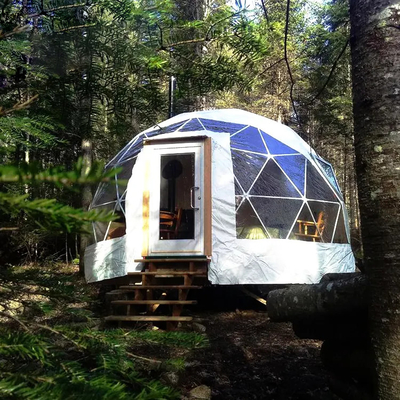 Diameter 6m Glamping Igloo Tent Round Transparent Luxury Giant