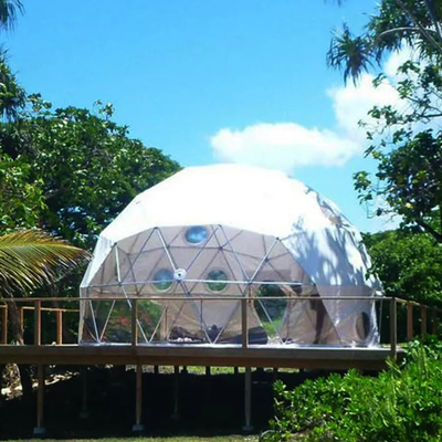 Diameter 6m Glamping Igloo Tent Round Transparent Luxury Giant