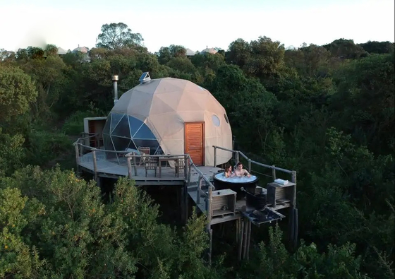 Transparent Inflatable Dome Tent Winter Geodesic Family Camping Tents