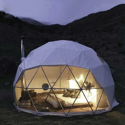 9m Geodesic Dome Camping Tent Luxury PVDF Gabric Outdoor PVC