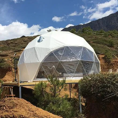 9m Geodesic Dome Camping Tent Luxury PVDF Gabric Outdoor PVC