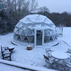 Glamping Inflatable Dome Tent Resort Earth OEM Hotel Tent House