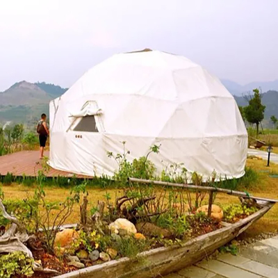 Custom Logo Luxury Geodesic Dome Glamping Tent Outdoor Waterproof
