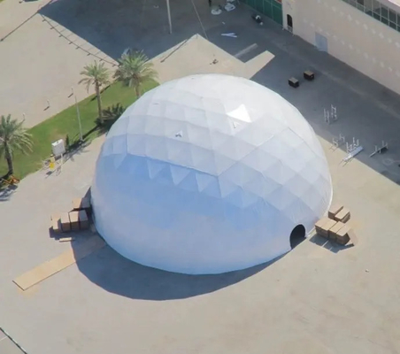 Custom Logo Luxury Geodesic Dome Glamping Tent Outdoor Waterproof