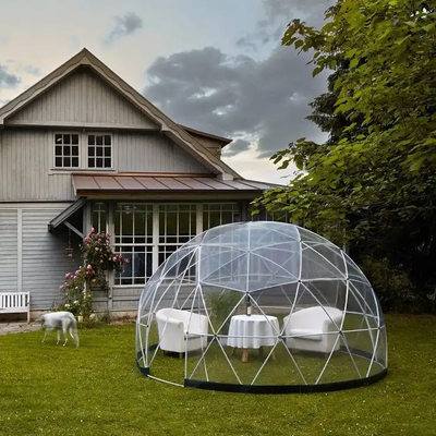 Hotel Decoration Inflatable Geodesic Dome Tent Luxury Waterproof