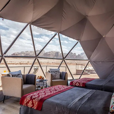 Hotel Decoration Inflatable Geodesic Dome Tent Luxury Waterproof
