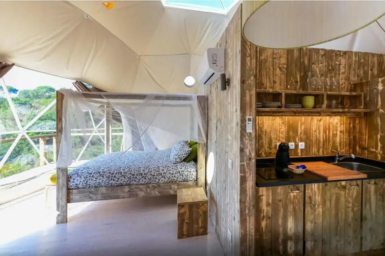Hotel Decoration Inflatable Geodesic Dome Tent Luxury Waterproof