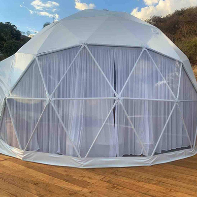 Prefab Inflatable Dome Tent Hotel Decoration Transparent Geodesic