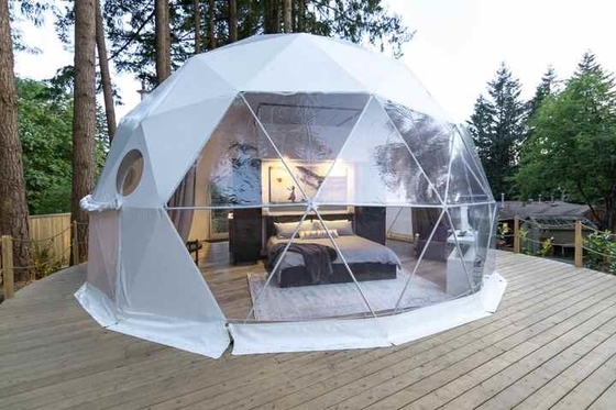 Waterproof Inflatable Dome Tent House Customized 6m Geodesic Dome Tent