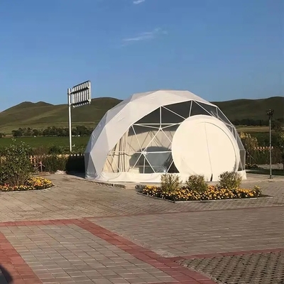 Camping 4 Season Geodesic Tent Dome House Inflatable Transparent