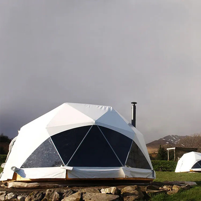 Camping 4 Season Geodesic Tent Dome House Inflatable Transparent