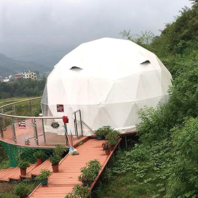 Camping 4 Season Geodesic Tent Dome House Inflatable Transparent