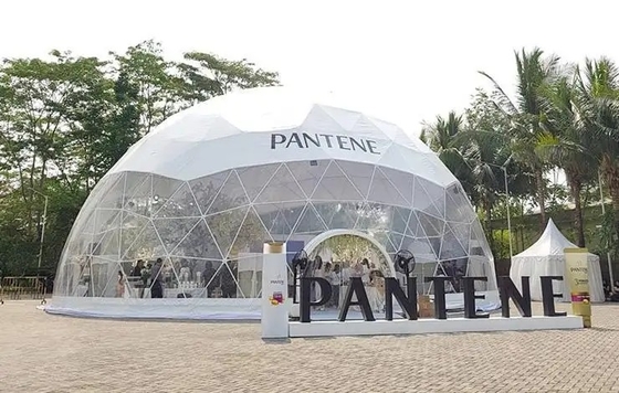 Outdoor Waterproof Inflatable Dome Tent Hotel Modular Tent With Bathroom