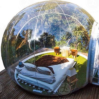 Fun House Giant Clear Inflatable Bubble Tent Crystal Igloo Dome Transparent