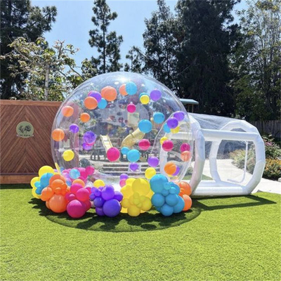 Tunnel PVC Transparent Inflatable Bubble House Giant Clear Camping