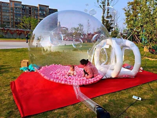 Event PVC Transparent Clear Balloon Bounce House Glamping Dome Tent