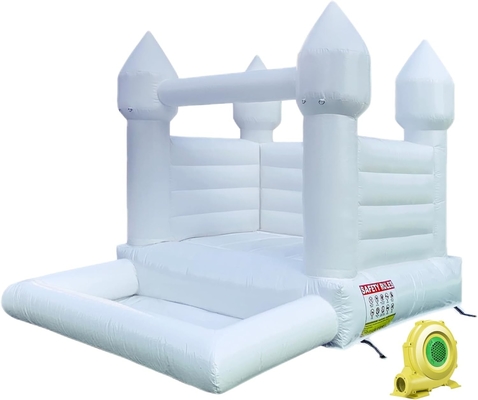 OEM Inflatable Bubble House Moon Jumping White Bouncy Castle