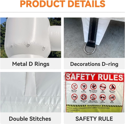 OEM Inflatable Bubble House Moon Jumping White Bouncy Castle