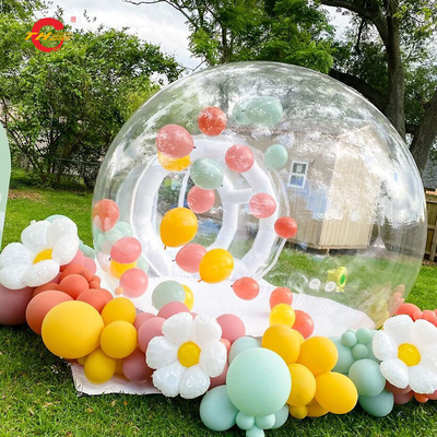 Inflatable Transparent Bubble House Tent 5m Customize Logo Size