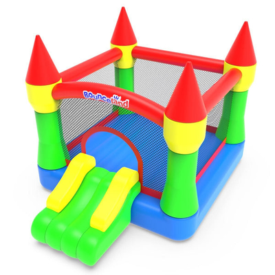 Custom Jumping Bounce House Inflatable White Bouncy Castle For Kids