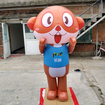 advertising cartoon Inflatable characters customized animal cartoon walking inflatable fox mous