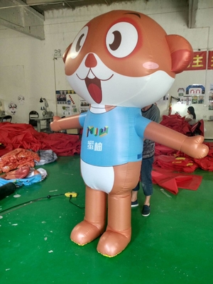 advertising cartoon Inflatable characters customized animal cartoon walking inflatable fox mous