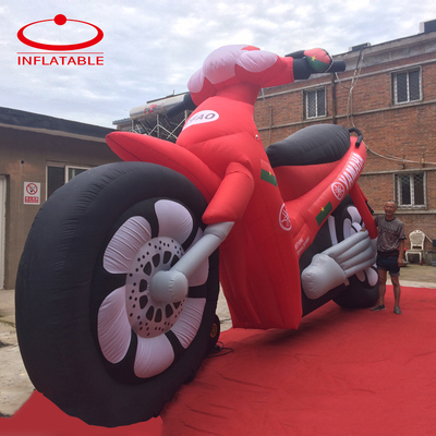 Giant custom inflatable off-road motorcycle for outdoor inflatable advertising