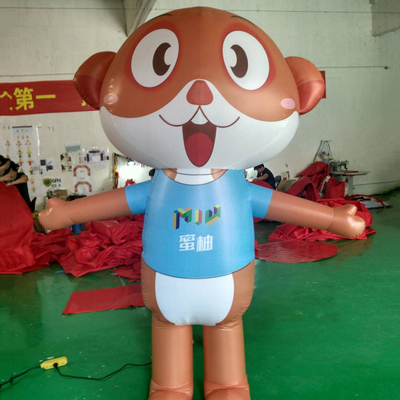 Customized Logo Inflatable 3D Cartoon Outdoor PVC Giant Inflatable Doll Ballon for Sale