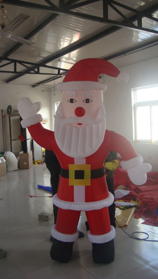 2023 Giant Cartoon Christmas Outdoor Inflatable Santa Claus For Outdoor Decoration