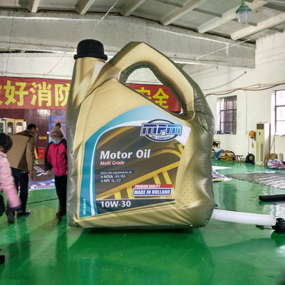 Customized Giant Lubricating oil kettle Advertising inflatable for promotion motor oil bottle model