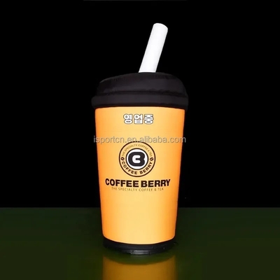 Customized Advertising Giant inflatable bottle cup for promotion event  milk tea bottle  tea cup win bottle inflatable can