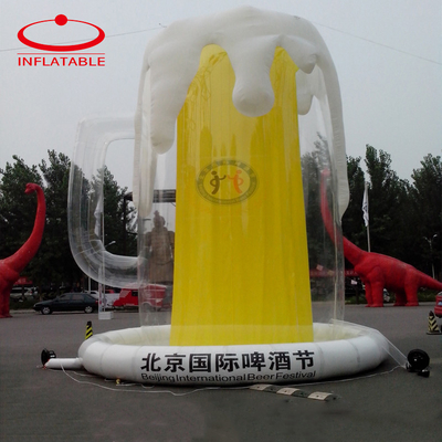 Cheap Price Promotional Inflatable Beer Cups Giant Custom Inflatable Advertising Bottles Replicas
