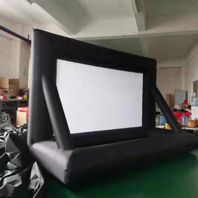 Customized Outdoor Giant Inflatable ground 16X9Ft Inflatable screen for Play a movie