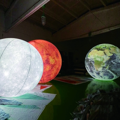 Multiple Galaxies Inflatable Helium Balloon Giant Large With LED
