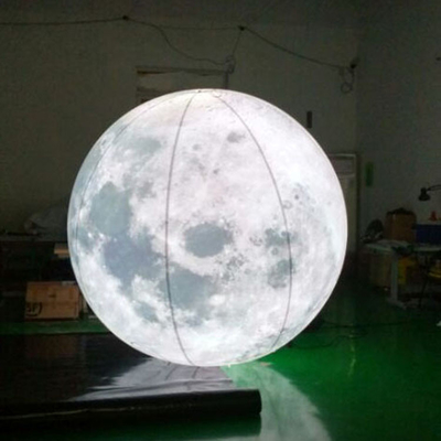 Helium Inflatable LED Light Round Dvertising Air Moon Balloon