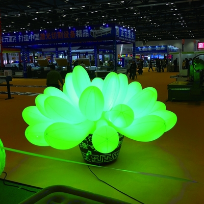 Wedding Decoration Inflatable LED Light Colorful Large Inflatable Flowers