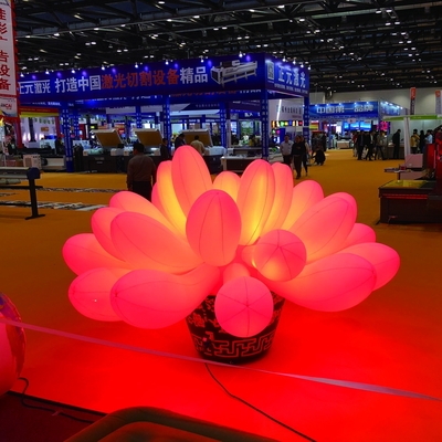 Wedding Decoration Inflatable LED Light Colorful Large Inflatable Flowers