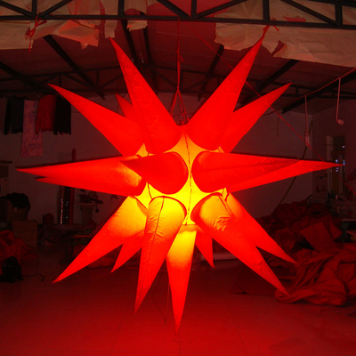Advertising Inflatable LED Light UV Printing Giant With Different Colors And Logo