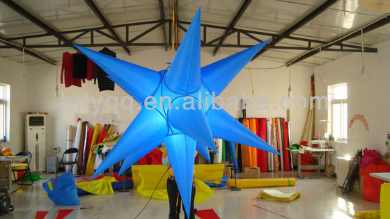 Advertising Inflatable LED Light UV Printing Giant With Different Colors And Logo