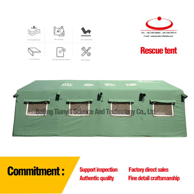 OEM/ODM Large Convenient High Quality Outdoor Camping Green Inflatable Tent Relief Waterproof Oxford Tent