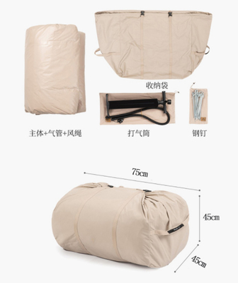Waterproof Luxury customized Camping Tent Air Family Outdoor Inflatable House Tent House Inflatable  beach Tent Camping