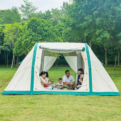 10 Persons Large Family Winter Luxury Air Tent Outdoor Waterproof Canvas Inflatable Camping Tents for sale