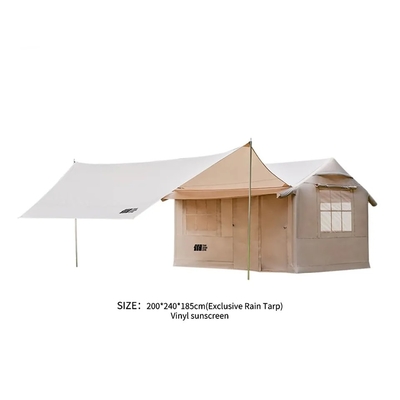 Outdoor Inflatable Family Gathering 5-8 People Waterproof Oxford Camping Tent for Picnics and Hiking