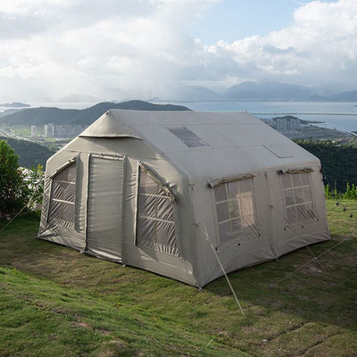 Custom Outdoor Inflatable House Air Tent Household Family Two-Room Waterproof Inflatable Camping Tent for Sale